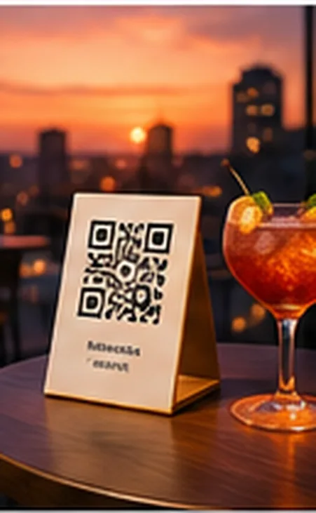 QR code for rooftop and cocktail bar
