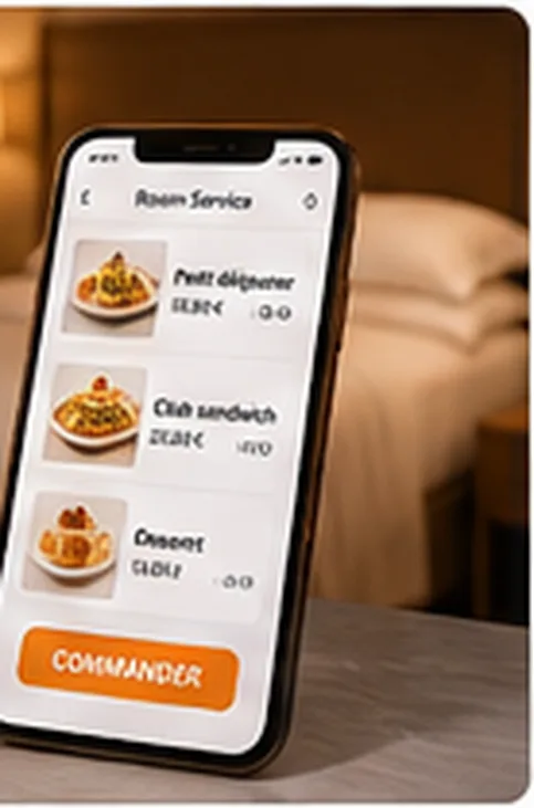 QR code pour room service hôtel